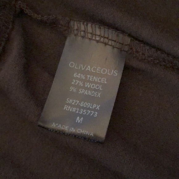 Olivaceous Wide Leg Pants in Brown Size Medium - Picture 4 of 16